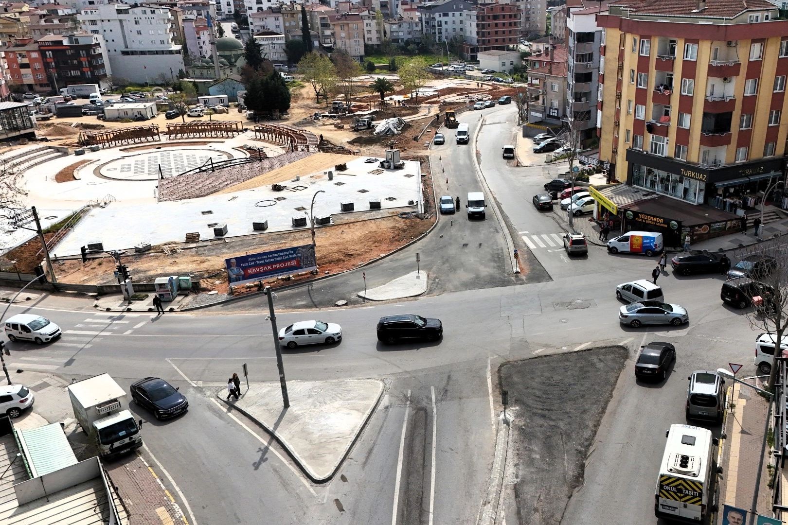Gebze b&ouml;lgesinde kavşaklar elden ge&ccedil;irilecek