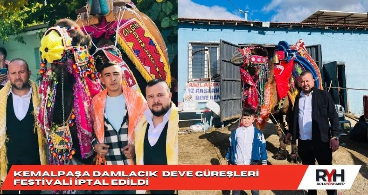 5.KEMALPAŞA DAMLACIK  DEVE GÜREŞLERİ FESTİVALİ İPTAL EDİLDİ