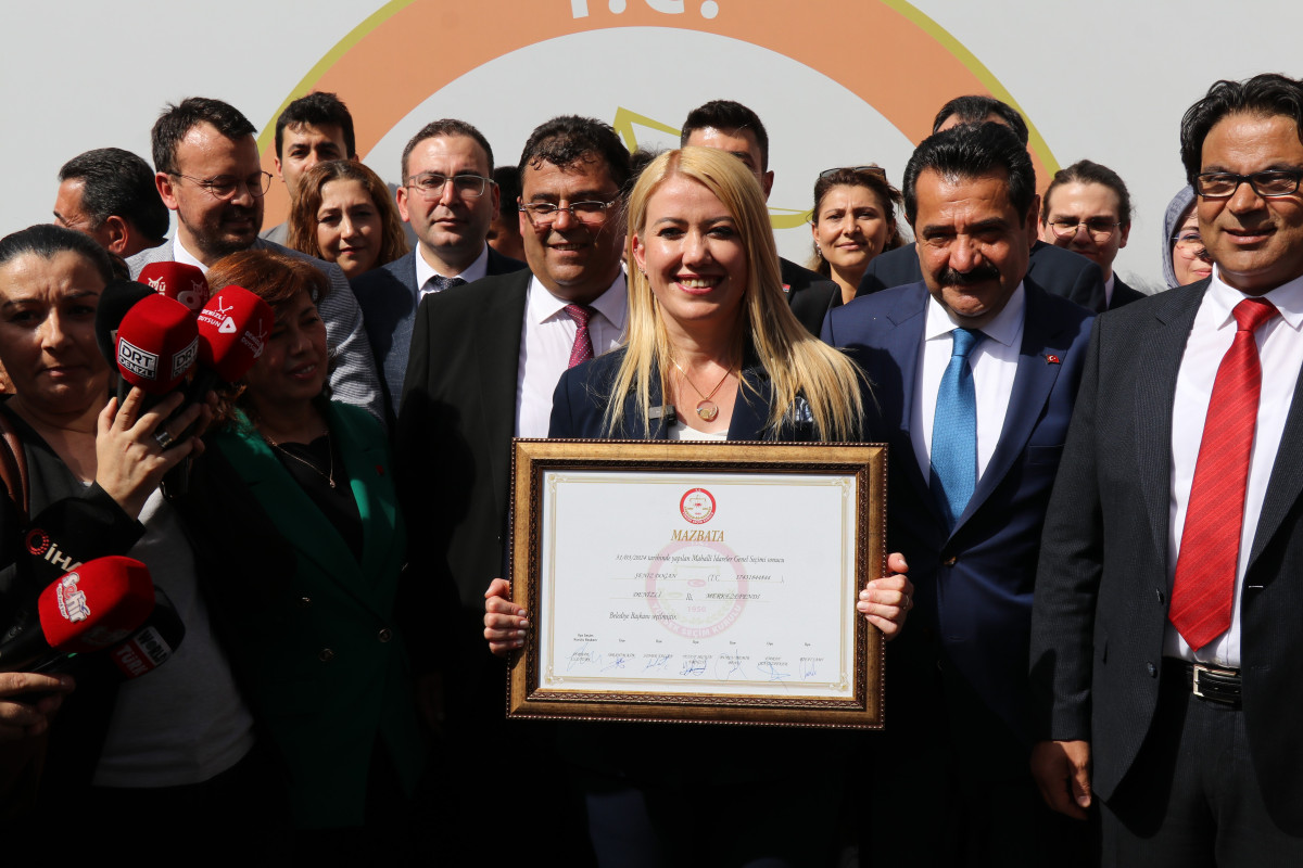 Başkan Doğan ikinci dönem için mazbatasını aldı