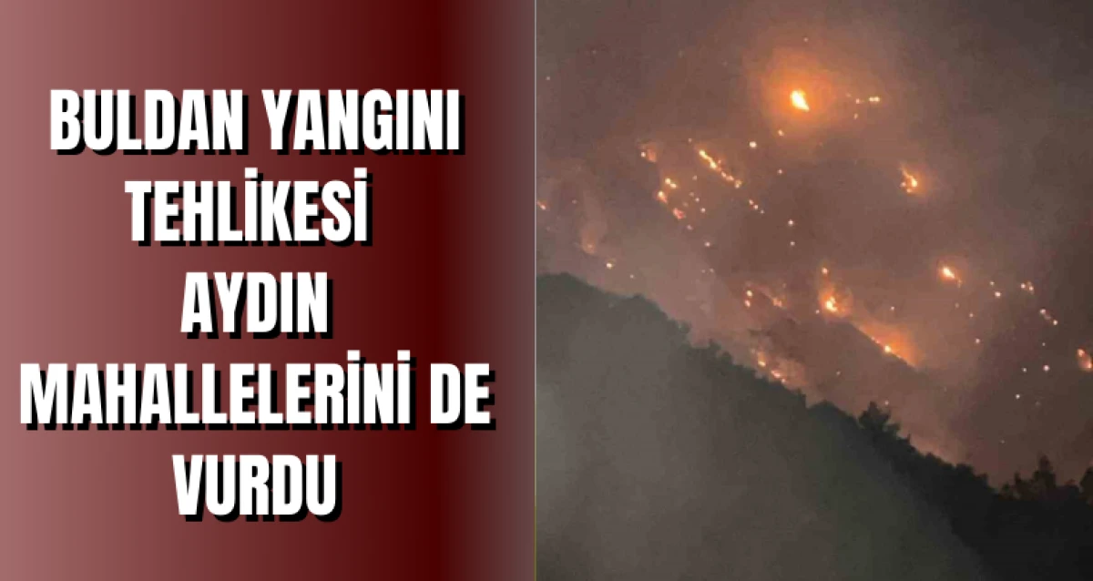 Buldan Yangını Tehlikesi Aydın Mahallelerini de Vurdu