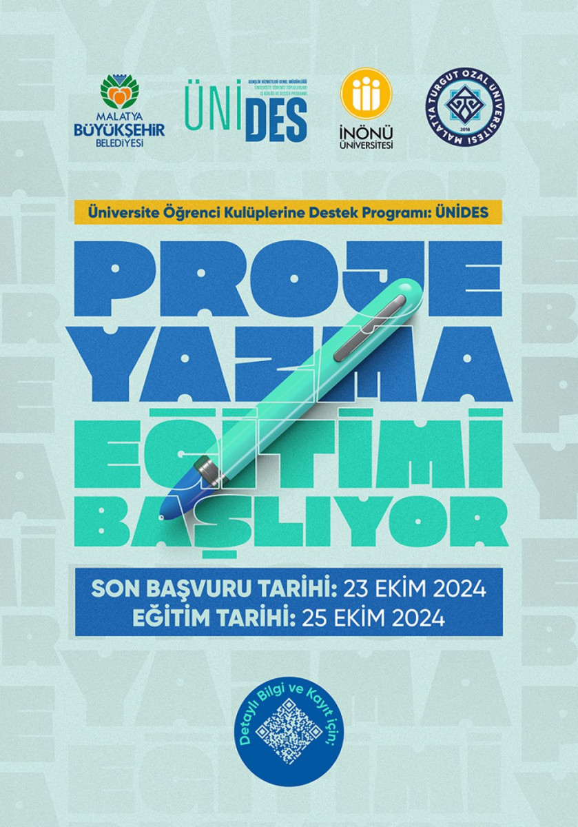 BÜYÜKŞEHİR BELEDİYESİ ÜNİDES PROJE YAZMA EĞİTİMİ BAŞLIYOR!