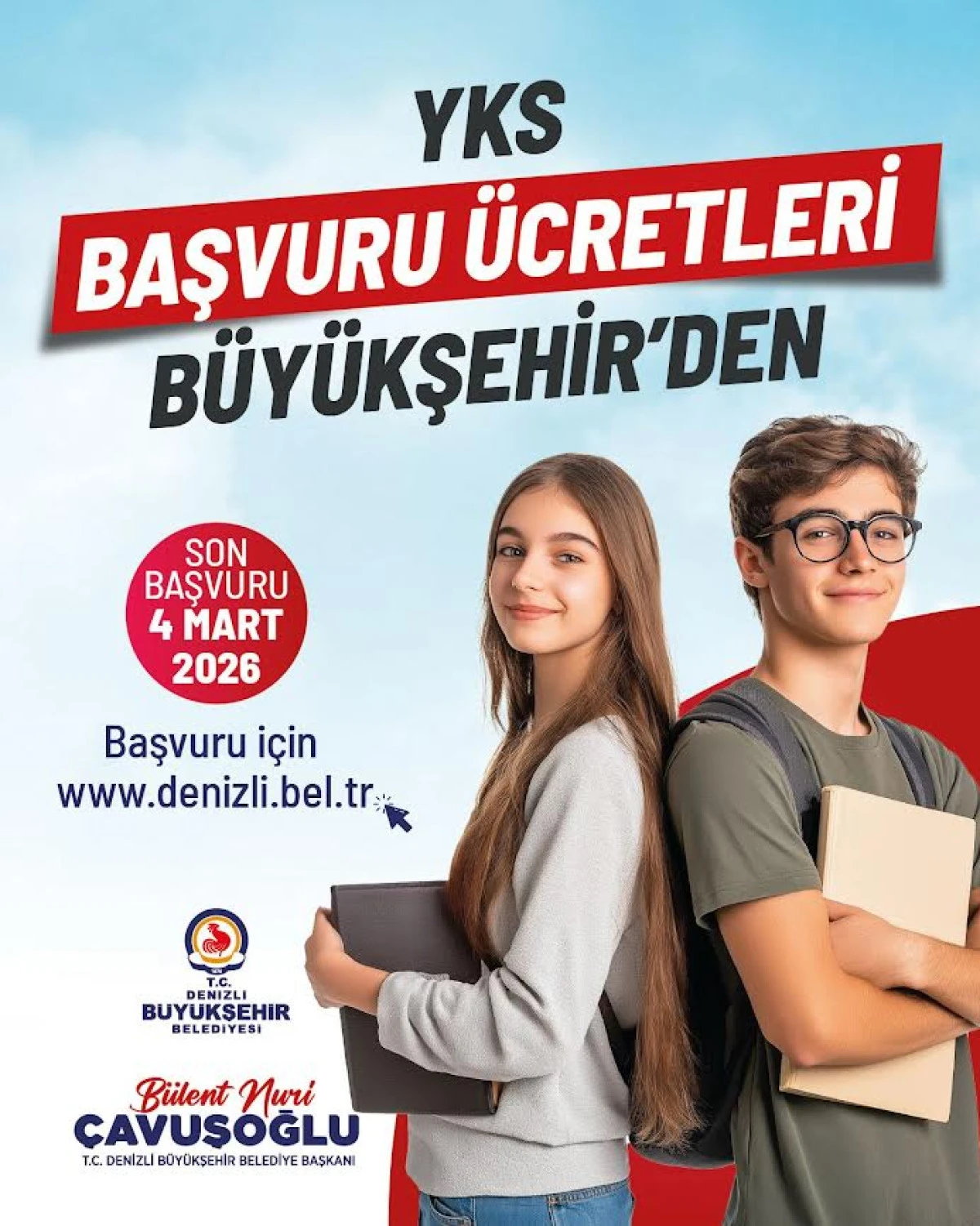 B&uuml;y&uuml;kşehir&rsquo;den YKS &Uuml;cret Desteği: Son G&uuml;n 4 Mart