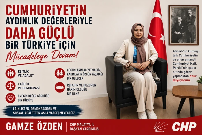CHP'li Gamze &Ouml;zden: "Laiklikten, demokrasiden ve sosyal adaletten asla vazge&ccedil;meyeceğiz"