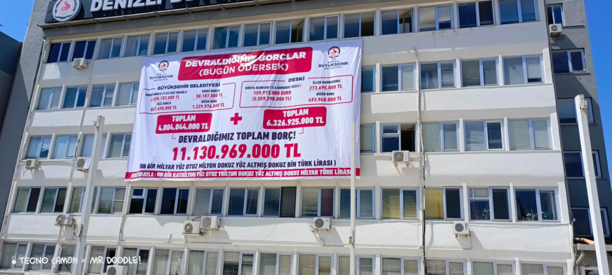 DENİZLİ’DE AK PARTİLİ YÖNETİMDEN GERİYE REKOR BORÇ KALDI!