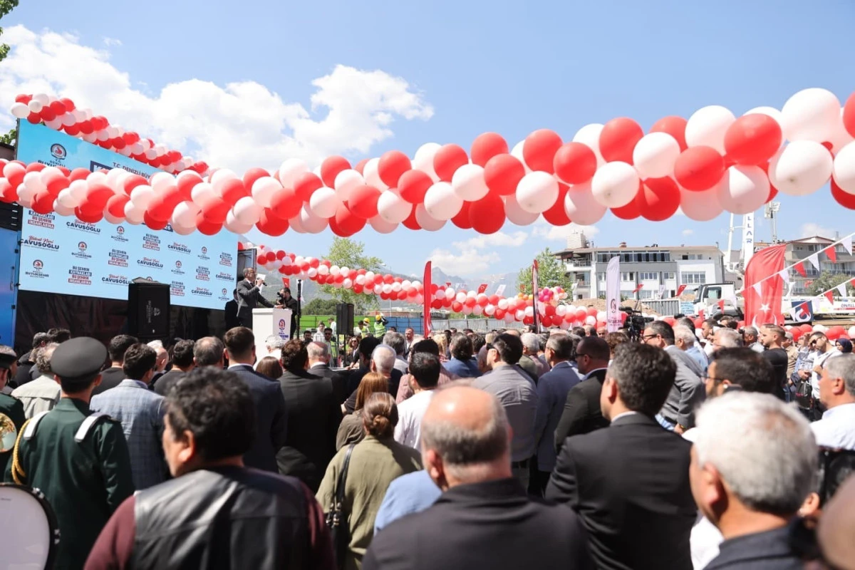 DENİZLİ&rsquo;DE KINIKLI SOSYAL TESİSİNİN TEMELİ ATILDI