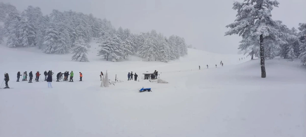 GEDİZ MURAT DAĞINDA KIZAK VE KAYAK FESTİVALİ 18 0CAK PAZAR G&Uuml;N&Uuml;