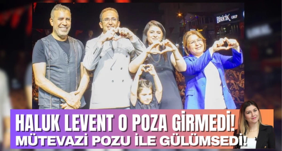 HALUK LEVENT O POZA GİRMEDİ ! MÜTEVAZİ POZU İLE GÜLÜMSEDİ 