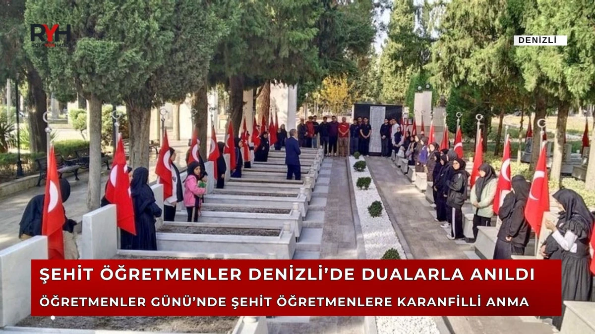Öğretmenler Günü’nde Şehit Öğretmenlere Karanfilli Anma