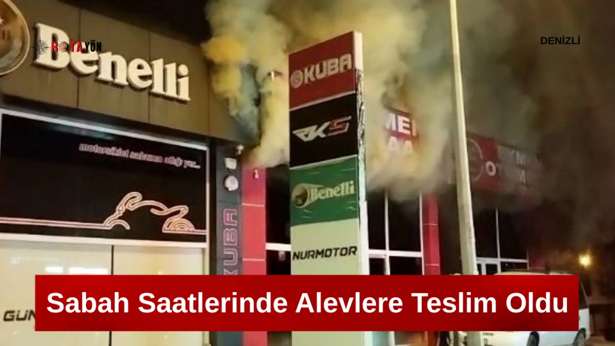 Sabah Saatlerinde Alevlere Teslim Oldu