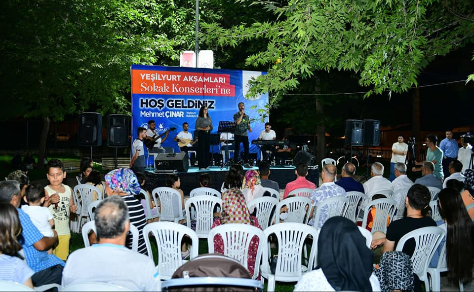 Yeşilyurt’ta sokak konserleri