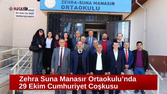 Zehra Suna Manasır Ortaokulu’nda 29 Ekim Cumhuriyet Coşkusu